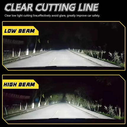 H7 H4 H1 LED Lights for Car Headlight Bulb 1000000LM Mini Wireless Auto Lamp +800% Bright Spotlights Automobile Headlamp 12V 24V