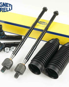 6 Pezzi 1J0422811B 1J0422803H Giunti Sferici Interni ed Esterni per Barra Sterzo per VW Jetta Golf Beetle MK4 Bora Leon per Audi A3