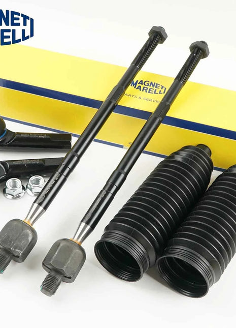 6 Pezzi 1J0422811B 1J0422803H Giunti Sferici Interni ed Esterni per Barra Sterzo per VW Jetta Golf Beetle MK4 Bora Leon per Audi A3