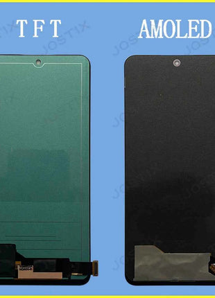 6.67" AMOLED For Xiaomi Redmi Note 12 4G 5G LCD Display Touch Screen Digitizer For Redmi Note 12 LCD 22111317G 23028RA60L Screen
