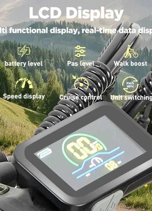 BURCHDA RX02 1000W 45KM/H 26 Inch Mountain Electric Bicycle 48V15AH Lithium Battery Fatbike Electric Bike For Adults Motorcycle