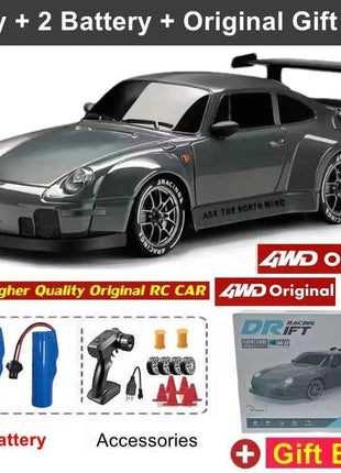 New 4WD Remote Control Drift Car Full Size 1:24 Mini Remote Control Racing Car Model 2.4G Radio High Speed RC Car Boy Toy Gift