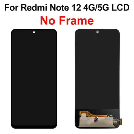 6.67'' AMOLED For Xiaomi Redmi Note 12 Pro 4G LCD Display Touch Screen With Frame Digitizer Assembly 2209116AG 2209116AG Screen