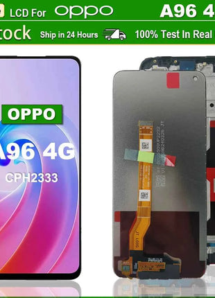 6.59" Display For OPPO A96 4G LCD CPH2333 LCD Display Touch Screen Digitizer Assembly For A96 4G LCD Display Screen Replacements