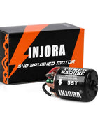 INJORA 540 Brushed Motor Waterproof 13T 21T 35T 45T 55T 80T for 1:10 RC Car Crawler Axial SCX10 AXI03007 90046 Redcat Gen8