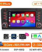 Junsun 7'' Wireless CarPlay Android Auto Car Radio Multimedia For Audi A3 8P S3 2003-2012 4G WiFi GPS Navigation Autoradio