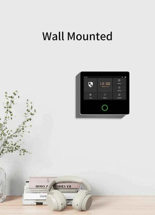 Staniot WiFi SecPanel 5 sistema di allarme domestico Wireless Tuya Smart 4.3 "Kit di sicurezza Touch Screen sirena integrata APP telecomando,Batteria integrata da 1500 mAh, supporto per Alexa