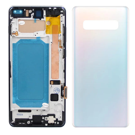 Schermo TFT S10 Plus con cornice, per Samsung Galaxy S10+ G975F G975F/DS Display LCD Touch Screen Digitizer Sostituzione