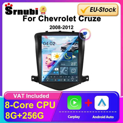 Srnubi 9.7" Car Radio Android For Chevrolet Cruze J300 2008-2012 2Din Multimedia Player Video Navigation 4G Carplay Head Unit