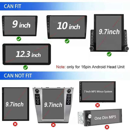 Android Autoradio Canbus Box Decoder Per BMW E46 E39 E53 X5 3/5 Serie 16 pin Cablaggio Spina Cavo di Alimentazione adattatore