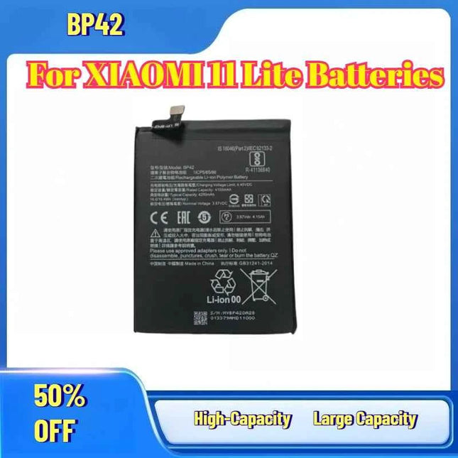 BP42 4250mAh High-Performance Mobile Phone Battery for XIAOMI 11 Lite Batteries Persistent Standby