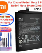 2025 Year 100% Original BN53 Battery For Xiaomi Redmi Note 10 pro 10pro / Redmi Note 9 Pro Redmi Note 9pro 5020mAh Phone Bateria