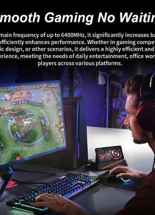 Great Wall DDR5 RAM 16GB 6400MHz Overclocking Desktop Gaming Memory Compatible Intel XMP 3.0 & AMD Expo Dimm Memoria