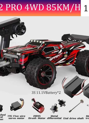 SCY9522PRO Super Brushless Motor Remote Control Car 85 km/h or 50 km/h High-Speed 4WD 1:16 Scale Model Racing Car Boy Toy Gift