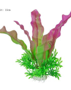 Artificial Aquarium Decor Plants Water Weeds Ornament Aquatic Fish Tank Simulation Grass Flower Decoration Accessories