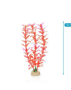 Artificial Aquarium Decor Plants Water Weeds Ornament Aquatic Fish Tank Simulation Grass Flower Decoration Accessories