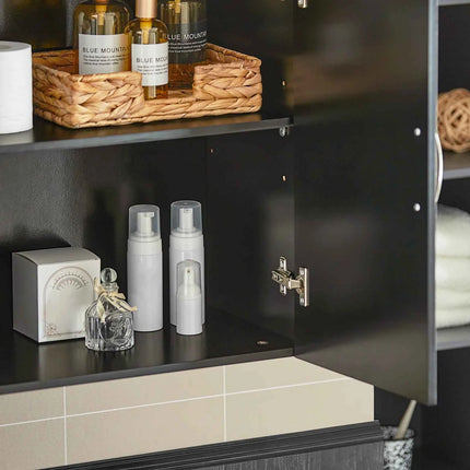 SoBuy FRG231 Hanging wardrobe Bath wardrobe with Two Doors Kitchen wardrobe Medicine wardrobe Closet Bathroom furniture