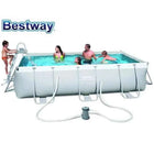 Piscina rettangolare fuori terra Bestway AGP 404*201*100cm, grande vasca con telaio per famiglie, bambini e genitori, in offerta, 62Kg.