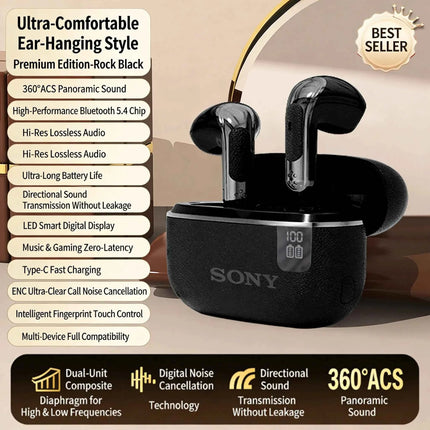 Sony Wireless Sport Earphone Bluetooth Headset In-Ear HiFi Stereo Game Earbuds Bluetooth Headphones With Microphone