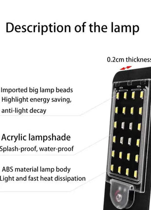 LED Aquarium Light Lighting plants Grow Light 5W/10W Aquatic Plant Lighting Waterproof Clip-on Lamp For Fish Tank
