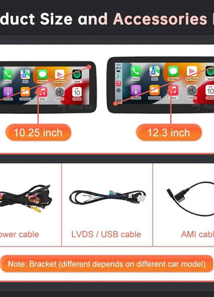 1920*720 Touch Screen Car Multimedia Display For Benz A B CLA GLA W176 W463 W246 2013-2015 NTG4.5 Wireless Carplay Android Auto