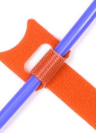 Reusable Cable Ties Cable Organizer Orange 150 200 250 mm Nylon Hook Straps Wrap Zip Bundle Banding Plastic Fastening