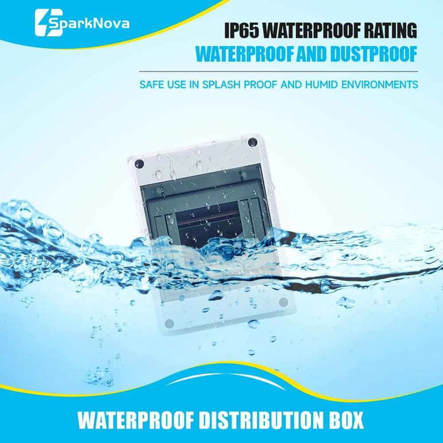 IP65 Waterproof Distribution Box  2/3/5/8/12/15/18/24WAY ABS Plastic Electrical Enclosure HT Series Junction Box