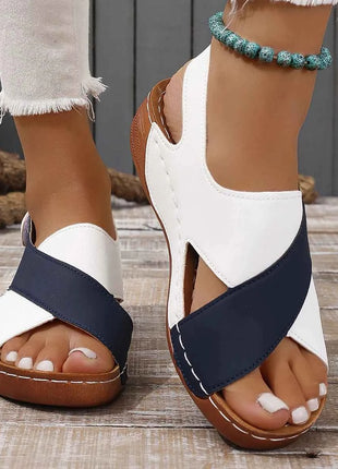Scarpe estive sandali da donna taglie forti scarpe da passeggio scarpe Casual da donna sandali con zeppa scarpe da donna calzature da donna sandalo da donna