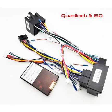 CAN BUS Decoder 16 Pin cablaggio adattatore ISO Quadlock connettore cavo per Porsche 911 996 Mk2 997 Cayenne E1 Boxster Cayman