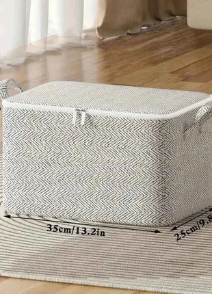 1pc Household Large Capacity Storage Bag Non-woven Material, Closet Wardrobe Organizer Can Be Used For Quilt Clothing, Toys