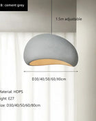 Lampada a sospensione moderna Wabi Sabi Sala da pranzo Illuminazione Decorazioni per la casa Soggiorno Camera da letto E27 Lampadario a soffitto a LED Lampade a sospensione a soppalco