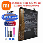 Original Battery For Xiaomi Poco F3 ,11i ,11T Pro ,12T Pro ,Redmi Note 10 10S ,Redmi K40 Pro K50 Ultra ,POCO X3 Pro X4 GT M5s