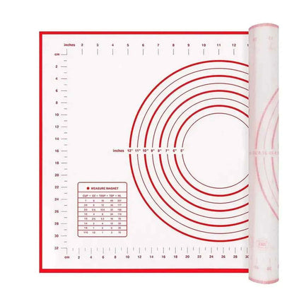 UNTIOR 1PCS Silicone Baking Mat Kneading Pad Dough Mat Pizza Cake Dough Maker Kitchen Cooking Grill Non-Stick Gadgets Bakeware