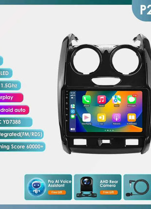 Android Car Radio Player audio for Renault Duster 2015 - 2020 wireless Carplay Android Auto 2din GPS Intelligent Multimedia DSP