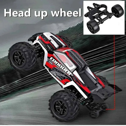 WLtoys 1:16 Scale Large RC Car 50km/h High Speed 4WD Children Toy for Boys Remote Control Car 2.4G Off Road Monster Truck RC Toy