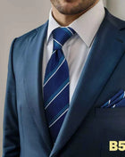Set Cravatta e Fazzoletto Uomo Colorato 160cm - Accessori Matrimonio