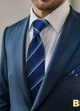 Set Cravatta e Fazzoletto Uomo Colorato 160cm - Accessori Matrimonio