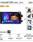 Srnubi Car Radio For Suzuki SX4 Cross 2006-2013 For Fiat Sedici Carplay Android Auto Radio Multimedia Player 4G Wifi GPS 2 Din