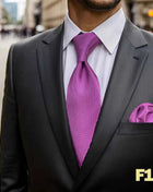 Set Cravatta e Fazzoletto Uomo Colorato 160cm - Accessori Matrimonio