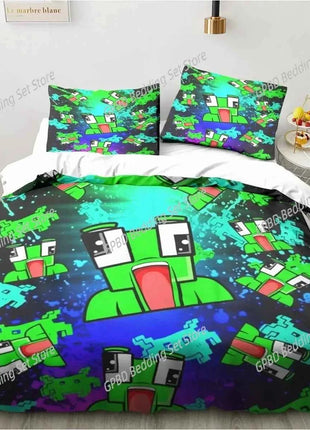 Cartoon Funny Play Unspeak.able Comfortable Duvet Quilt Cover Pillowcase Bedding Set Children Bedroom Decoration Home Textile