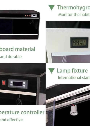 90*45*45 cm Wholesale PVC Reptile Terrarium Cage for Lizard Python Bearded Dragon,support Customized PVC Enclosure
