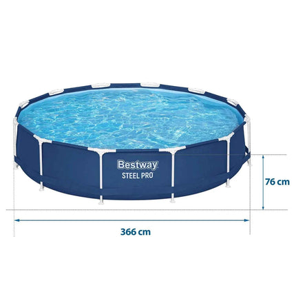 Piscina con supporto da giardino 366x76 cm Bestway 56706