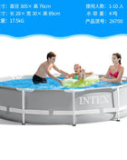 Piscina Rotonda Intex con Struttura Rinforzata per Bambini, Famiglie, Adulti e Neonati, Ideale anche come Laghetto per Pesci