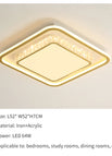 Golden 52x52CM / Dimmable with remote
