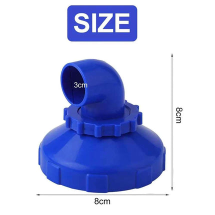 2 Pezzi Ugello di Ritorno per Piscina Girevole a 360 Gradi, Ricambio per Ugelli di Scarico Piscina Intex Bestway, Accessori