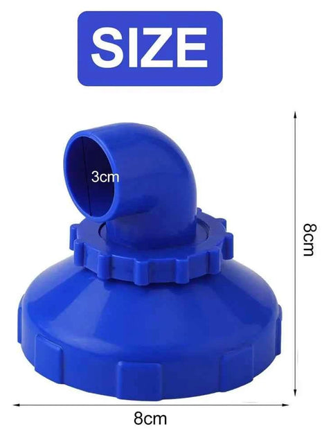 2 Pezzi Ugello di Ritorno per Piscina Girevole a 360 Gradi, Ricambio per Ugelli di Scarico Piscina Intex Bestway, Accessori