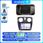 Android 16 Car For Renault Dokker Lodgy Dacia 2012 - 2020 Auto Radio Multimedia Player Android Auto Carplay Navigation GPS Wifi