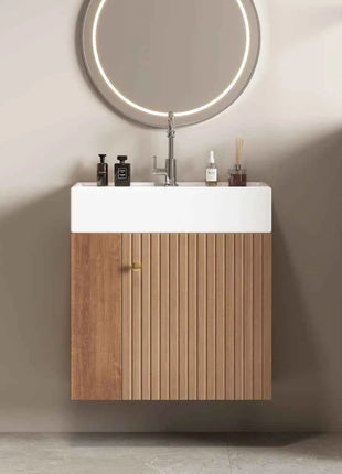 Bathroom Furniture Washbasin with Sink Cabinet 55 Cm, Sink Cabinet, Hanging Sink Cabinet White, Small Guest Bathroom Furniture