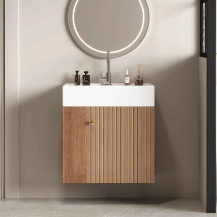 Bathroom Furniture Washbasin with Sink Cabinet 55 Cm, Sink Cabinet, Hanging Sink Cabinet White, Small Guest Bathroom Furniture