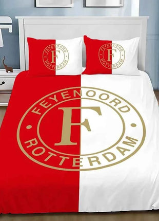 3D Print Hot Fc F-Feyenoords Bedding Set Bedroom Quilt Cover Set Single Double Size Duvet Cover Pillowcase for Adult Boys